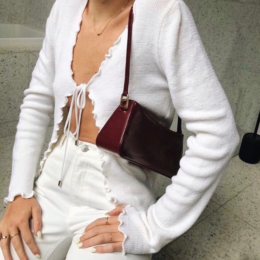 ✨SOLD✨ Vintage | Wine Burgundy Mini Shoulder Bag